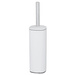 Perie de toaleta din otel vopsit ALASSIO, alb, cu maner argintiu, Wenko