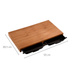 Blat de taiat din bambus cu sertare, 50 x 28,5 cm