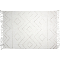 Covor pentru dormitor boho, din bumbac tuftat, 120 x 180 cm