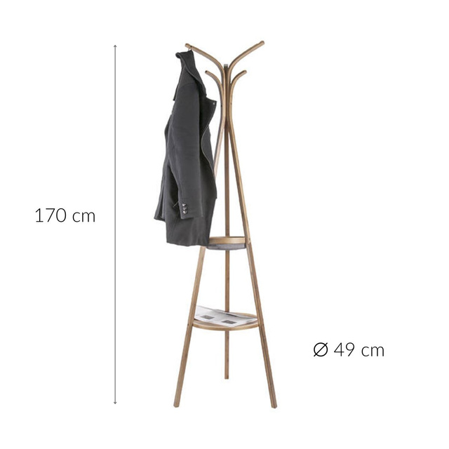 Umeraș pentru jackete NATIVE, bambus, 170 cm