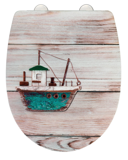 Capac WC Easy-Close AHOI, Termoplast, WENKO