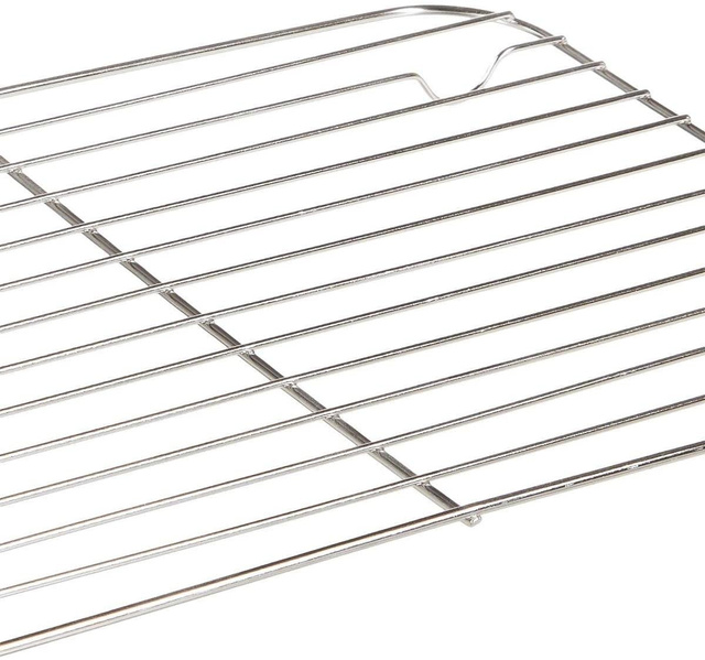 Formă de copt cu grătar și mânere, 37 x 29 x 5,5 cm, oțel inoxidabil