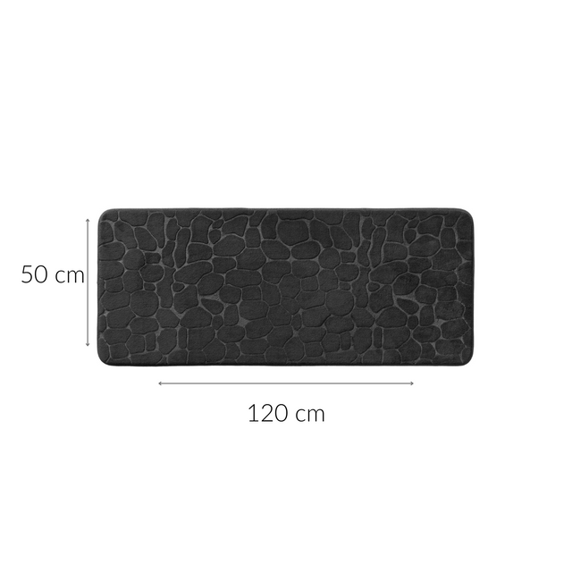 Covor de baie lung cu model embosat, 50 x 120 cm