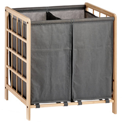 Cos de rufe, lemn + material textil