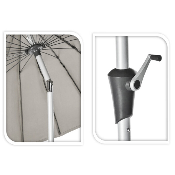 Umbrela mare de gradina, Ø 270 cm 