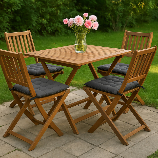 Perna scaun cu noduri, 40 x 40 cm