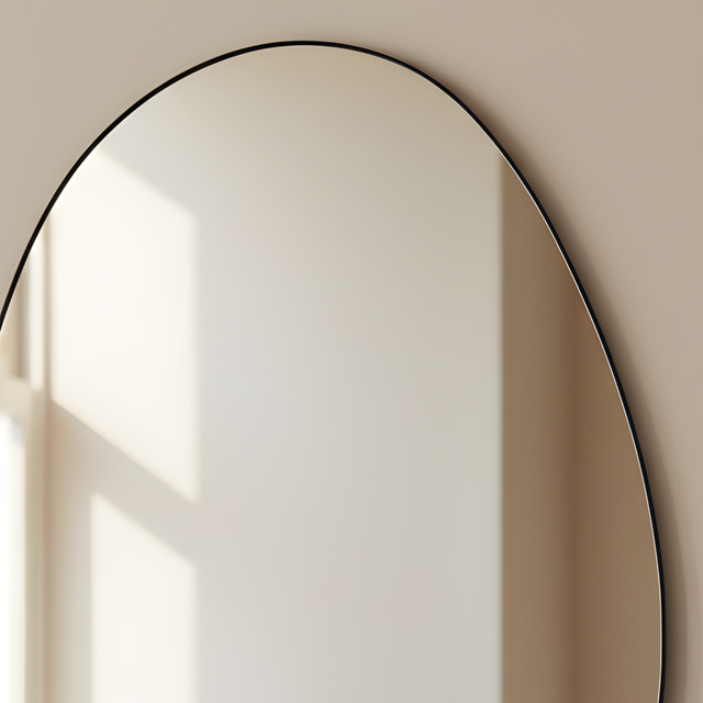 Oglindă decorativă suspendată ASYM, 75 x 55 cm