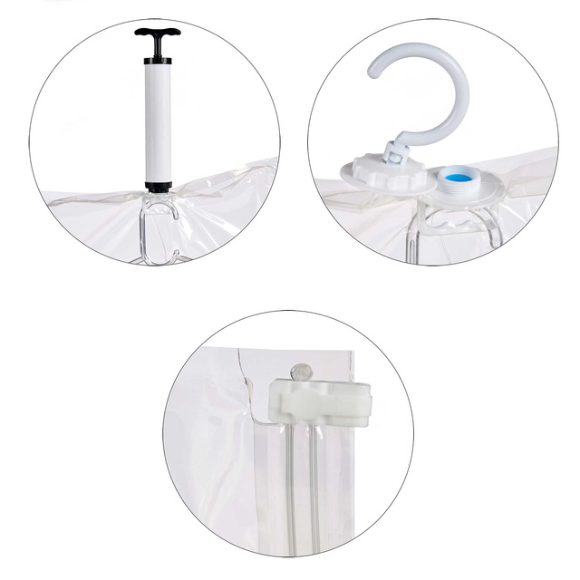 Sac vacuum COMFY PLACE cu umeraș, 60 x 90 cm