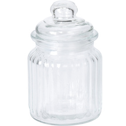 Borcan cu nervuri cu capac