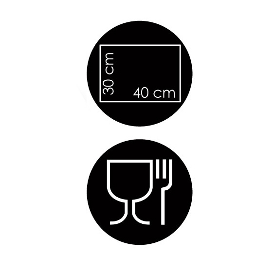 Tavă pentru aperitive MONOLIT din ardezie, 15 x 50 cm