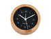 Ceas deșteptător cu carcasă de bambus NEAT, Ø 10 cm