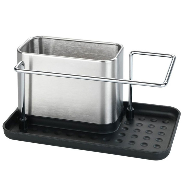Organizator pentru accesorii de spălat vase ORIO, oțel inoxidabil, WENKO