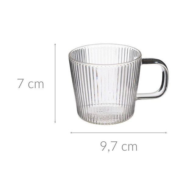 Ceasca pentru espresso NALA, sticlă, 150 ml