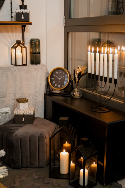 Puf catifelat, 30 cm