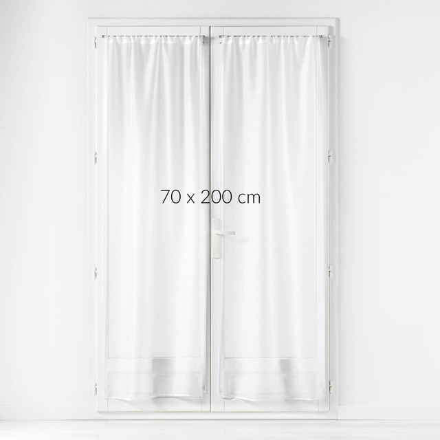 Set de două perdele netede, LISSEA, 70 x 200 cm