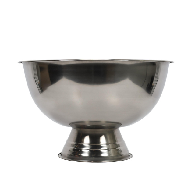 Bol din oțel inoxidabil - pentru fructe, punch - 38 cm, mată