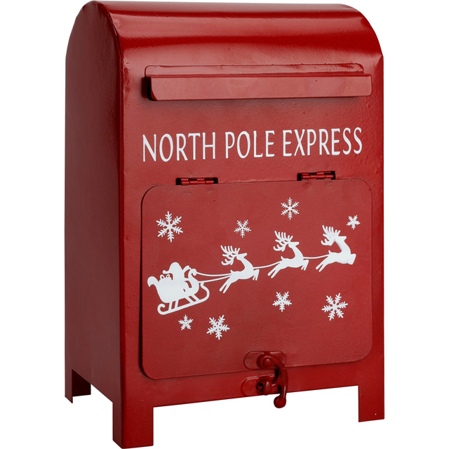 Cutie poștală pentru scrisori, Moș Crăciun, 15 x 23 cm
