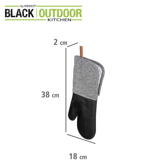 Manusi de bucatarie ADA cu capat din silicon, 2 bucati, WENKO