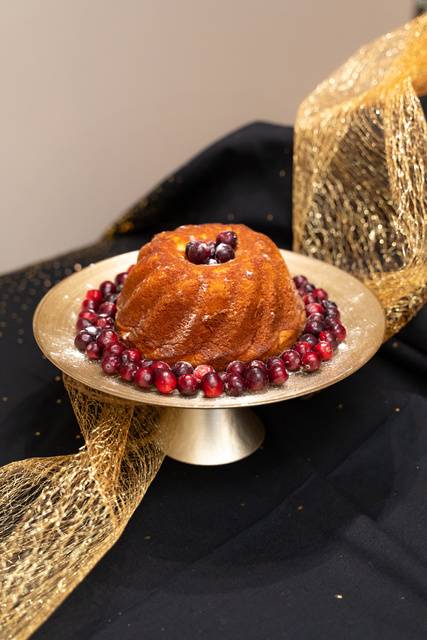 Suport modern pentru tort din sticlă, Ø 28 cm