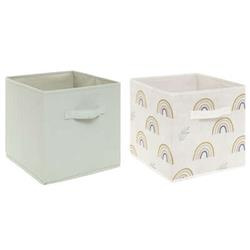 Set 2 cutii pentru jucării, pliabile, 29 x 29 x 29 cm