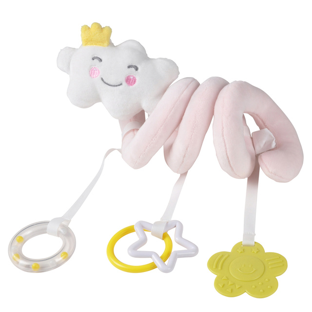 Spirală senzorială de pluș pentru pătuț