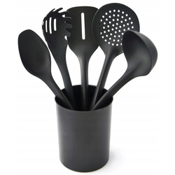 Set de accesorii de bucatarie intr-un recipient, 5 bucati, HANDY