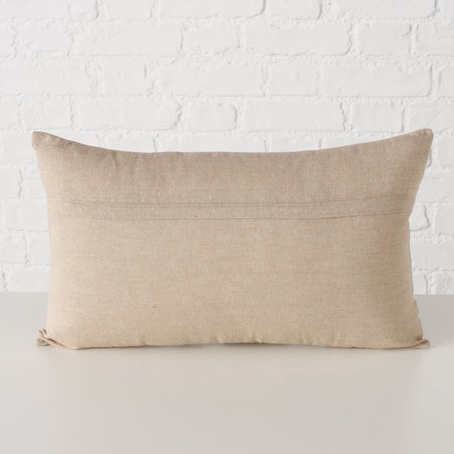 Pernă decorativă cu brăduți din material boucle MALI, 30 x 50 cm