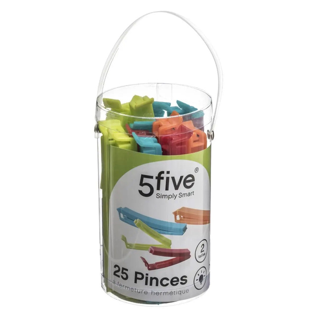 Cleme pentru alimente, 25 bucăți în set