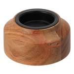 Sfeșnic din lemn de salcâm, 8 x 4 cm