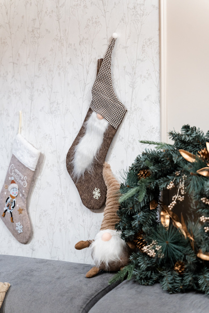 Șosetă cadou, 26 x 40 cm, fetru