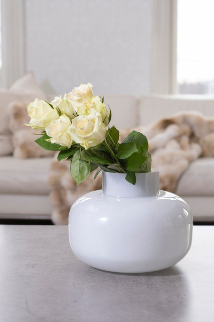 Vază decorativă din sticlă colorată ILMA, 16 cm