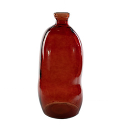 Vază mare din sticlă reciclată DAME JEANNE, 73 cm