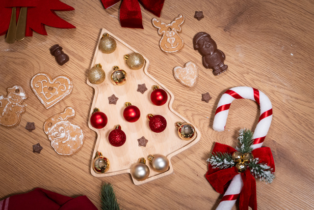 Decoratiune de Craciun Baston de bomboane, 50 cm