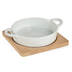 Vas pentru gratinare pe tavă de bambus ATENA, 300 ml