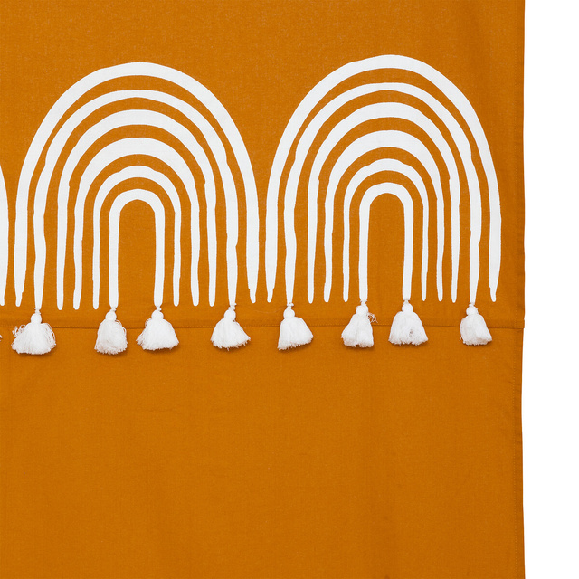 Draperie Soleya printată cu ciucuri 140 x 260 cm