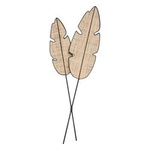 Decoratiune de perete frunze de palmier, 27 x 73 cm