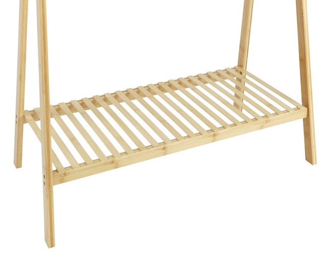 Raft din lemn cu raft pentru pantofi si genti, Lanai, WENKO