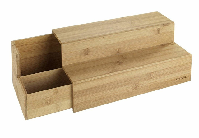 Organizator din bambus pentru cafea și ceai, 33x17,5x15 cm, WENKO