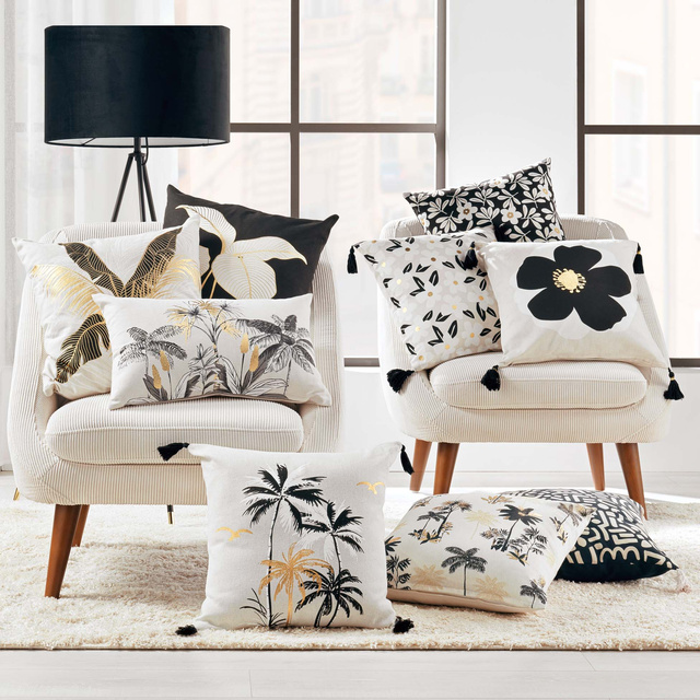 Perna decorativa din bumbac WILMA, 45 x 45 cm