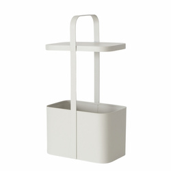 Masuta laterala metalica cu suport pentru ziare SELENA, inaltime 65 cm