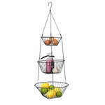 Coș pentru fructe suspendat, 3 niveluri, WENKO