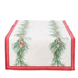 Culoar de masă festiv din bumbac CHARLENE, 140 cm