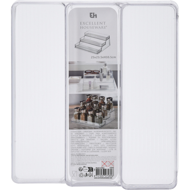 Organizer pentru frigider, 3 niveluri, 25 x 23,5 x 10,5 cm