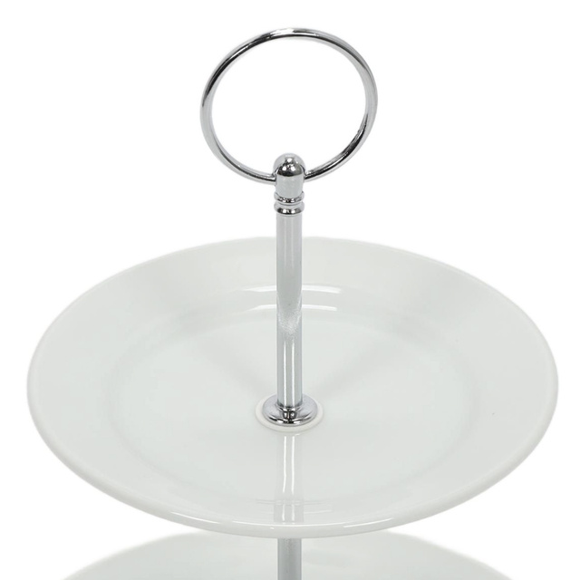 Platou din porțelan cu două niveluri