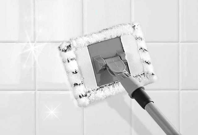 Mop PROFI pentru curățarea băii, podelelor și plăcilor + două lavete