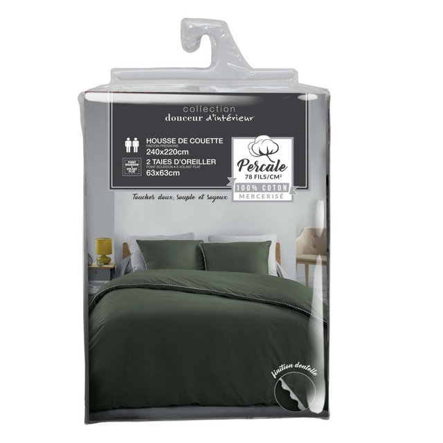 Set lenjerie de pat din bumbac LOUMEA, 240 x 220 cm