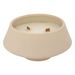 INU lumânare ceramică 580 g alb