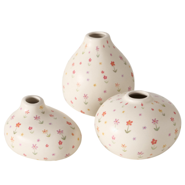 Vaza mica Blumi, model cu flori mici, inaltime 10 cm