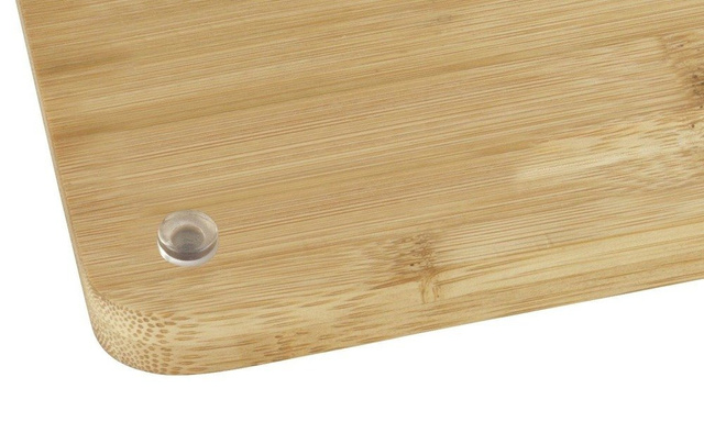 Plită ceramica, accesoriu din bambus cu picioare antiderapante - 52 x 30 cm, WENKO