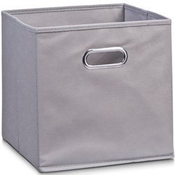 Organizator pentru diverse, Zeller, 32x32x32 cm, Tesatura, Gri